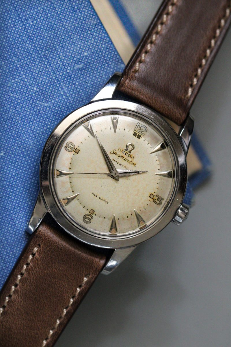 Vintage Omega Seamaster Automatic Bumper Ref.2577 2 Fab Suisse Dial c. Waecce