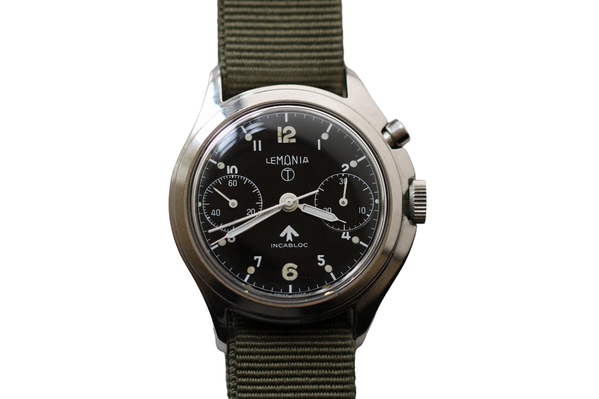 Lemania Monopusher Series 6bb RAF Chronograph – Waecce