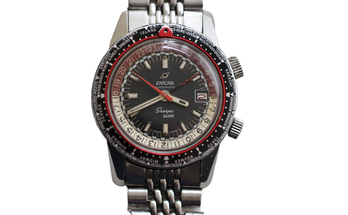 Vintage Enicar Sherpa Guide 600 GMT – Waecce