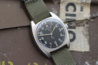 Hamilton W10 British Army Issue Wristwatch 1973.