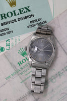 Rolex Oysterdate Grey Dial ref 6694. c.1974