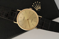 Vintage Rolex Cellini Ref. 5112-8 18k Gold c.1989 Full Set.