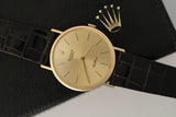Vintage Rolex Cellini Ref. 5112-8 18k Gold c.1989 Full Set.