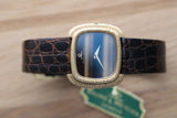 Baume & Mercier 18k Gold Ref.37091 Tigers Eye Stone Dial
