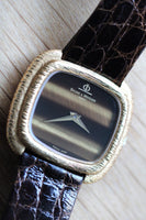 Baume & Mercier 18k Gold Ref.37091 Tigers Eye Stone Dial