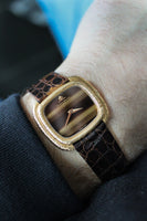 Baume & Mercier 18k Gold Ref.37091 Tigers Eye Stone Dial
