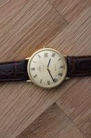 Omega Genève Ref.162.037 18k Gold With Roman Dial Retailed by Türler c.1968
