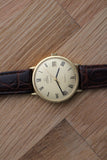 Omega Genève Ref.162.037 18k Gold With Roman Dial Retailed by Türler c.1968