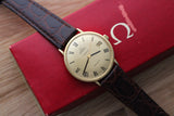 Omega Genève Ref.162.037 18k Gold With Roman Dial Retailed by Türler c.1968