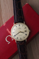 Omega Genève Ref.162.037 18k Gold With Roman Dial Retailed by Türler c.1968