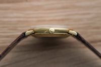 Omega Genève Ref.162.037 18k Gold With Roman Dial Retailed by Türler c.1968