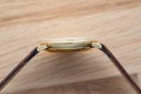 Omega Genève Ref.162.037 18k Gold With Roman Dial Retailed by Türler c.1968