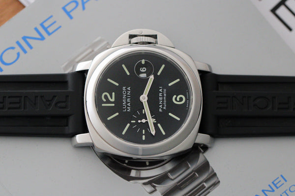 Panerai Luminor Marina Automatic Ref.PAM00104 Serviced by Panerai.