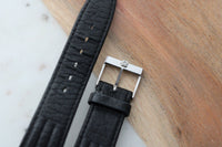 Vintage 20mm Omega Speedmaster Black Leather Strap for 145.022 c.1985