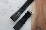 Vintage 20mm Omega Speedmaster Black Leather Strap for 145.022 c.1985