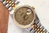 Rolex Datejust Houndstooth Dial Ref.16233 c.1995 Box and Paper