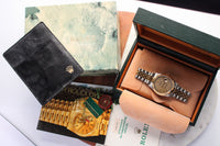 Rolex Datejust Houndstooth Dial Ref.16233 c.1995 Box and Paper