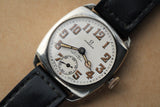Omega Sterling Silver Double Signed W.H May Nottingham Wristwatch c.1930