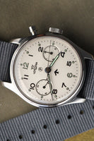Lemania Royal Navy Fleet Air Arm Military Chronograph P Promethium Dial