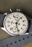 Lemania Royal Navy Fleet Air Arm Military Chronograph P Promethium Dial