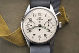 Lemania Royal Navy Fleet Air Arm Military Chronograph P Promethium Dial