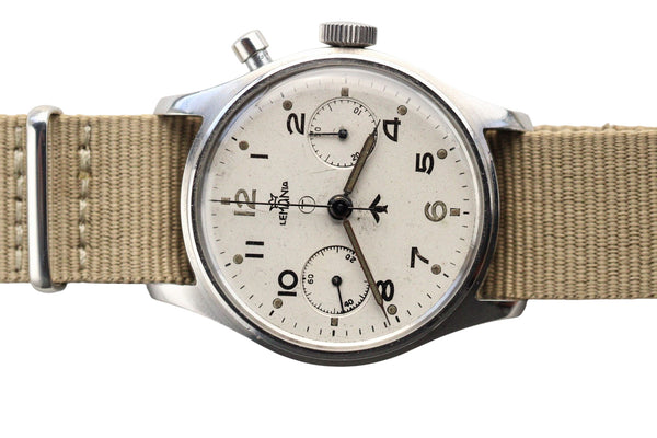 Lemania Royal Navy HS9 Military Chronograph