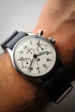 Lemania Royal Navy Fleet Air Arm Military Chronograph P Promethium Dial