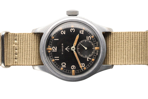 Timor WW2 Army Issue WWW Dirty Dozen Wristwatch c.1945