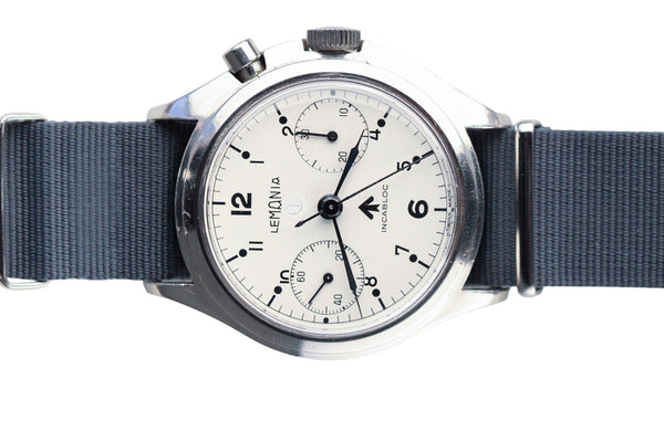 Lemania Series 3 Non-Lume Royal Navy Nuclear Submarine Chronograph