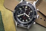 Heuer Bundeswehr German Air Force 3H Chronograph 1550 SG