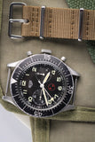 Heuer Bundeswehr German Air Force 3H Chronograph 1550 SG