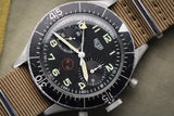 Heuer Bundeswehr German Air Force 3H Chronograph 1550 SG
