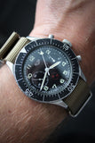 Heuer Bundeswehr German Air Force 3H Chronograph 1550 SG