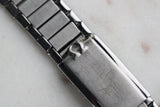 Omega Transitional 1506 Flat Link Stretch Bracelet with 20mm 16 end links c.1964