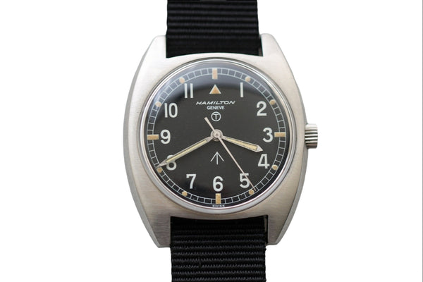 Hamilton Geneve "W10" Royal Air Force RAF 6bb Issue Wristwatch c.1974.