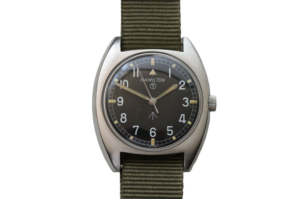 Hamilton W10 British Army Issue Wristwatch 1973.