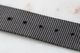 NOS Genuine Vintage British Military Wristwatch Strap 18mm Admiralty Grey c.70s