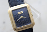 Vintage Cartier New York Blue Sigma Dial Rare c.70s/80s.