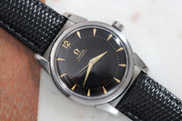 Vintage Omega Seamaster Black Gilt Ref 2846-4 2848 c.1956.