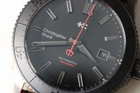 Christopher Ward c60 Abyss Trident Black Divers Watch c.2020