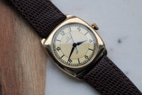 Omega Sector Dial 9ct Gold c.1937