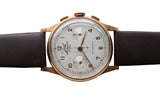Razor Sharp Javil Chronographe Suisse 18k Chronograph c.1950s