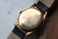 Razor Sharp Javil Chronographe Suisse 18k Chronograph c.1950s