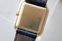 Vintage Cartier New York Blue Sigma Dial Rare c.70s/80s.