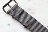 NOS Genuine Vintage British Military Wristwatch Strap 18mm Admiralty Grey c.70s