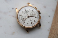 Razor Sharp Javil Chronographe Suisse 18k Chronograph c.1950s