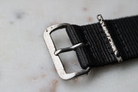 NOS Genuine Vintage British Military Wristwatch Strap 18mm Admiralty Grey c.70s