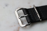 NOS Genuine Vintage British Military Wristwatch Strap 18mm Admiralty Grey c.70s