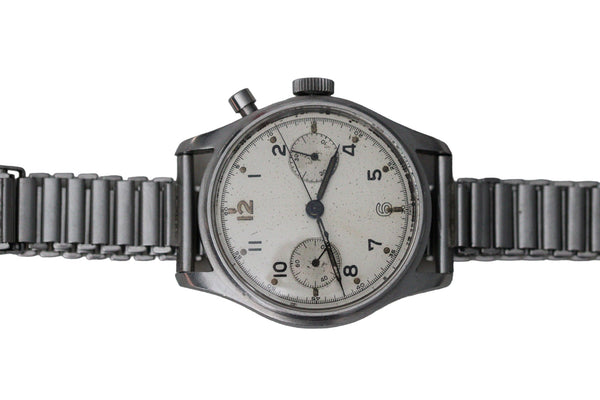 Chronograph Fleet Air Arm Watch 1976 Lemania Two Button