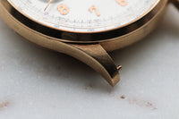 Razor Sharp Javil Chronographe Suisse 18k Chronograph c.1950s